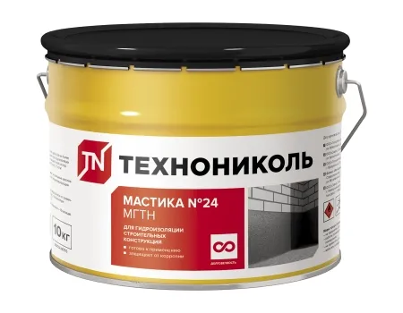 Мастика гидроизоляционная Технониколь №24 МГТН 10кг (ведро)