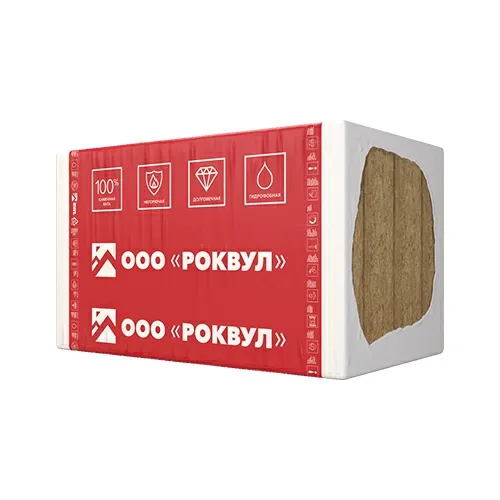 Утеплитель RockWool Фасад Баттс Экстра 1000х600х50 (2,40м2, 0,12м3)