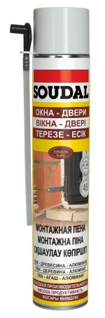 Soudal ручная пена 45 12х750мл (114093)