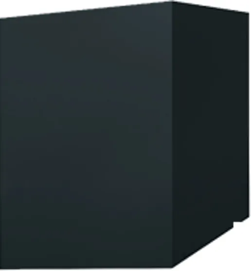 Кожух скатный д620/ш620/в1-1050/в2-800 0,5 Сатин матовый RAL 7016 антрацитово-серый