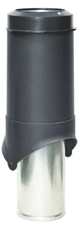 Выход вентиляции Krovent Pipe-VT 150 изолированный черный