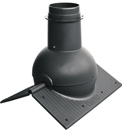 Элемент коньковый Кrovent Pipe-Cone черный