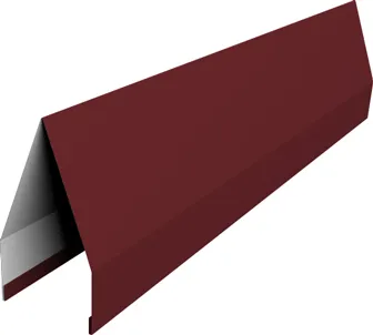 Ламель забора жалюзи Токио новый Grand Line 0,45 Drap с пленкой RAL 3005 красное вино