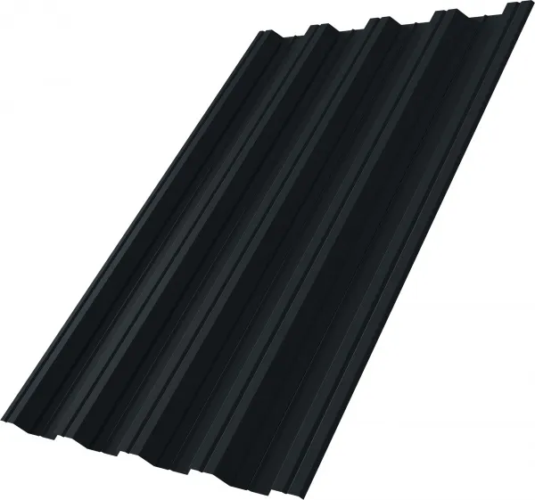 Профнастил НС44R Grand Line 0,5 GreenCoat Pural БТ матовый RR2H3 (RAL 7016 антрацитово-серый)