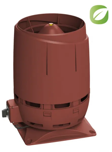 Вентилятор Vilpe Flow Eсo125S с основанием 300x300 красный