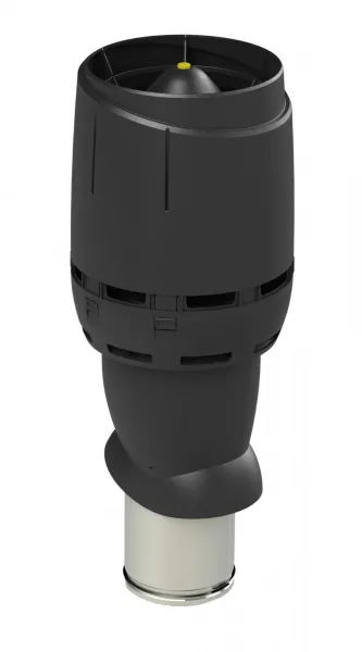 Выход вентиляционный Vilpe Flow 160/ИЗ/500 черный