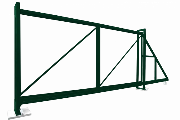 Ворота откатные Colority цинк 2,03x5,0 RAL 6005