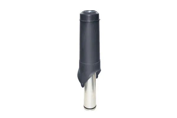 Выход вентиляции Krovent Pipe-VT 125/700 изолированный серый