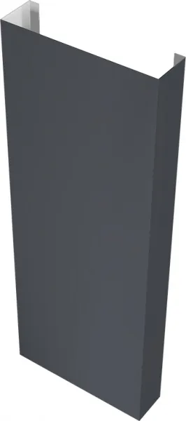Полустолб для С8,С10 0,45 Drap RAL 7024 мокрый асфальт (1,5м)