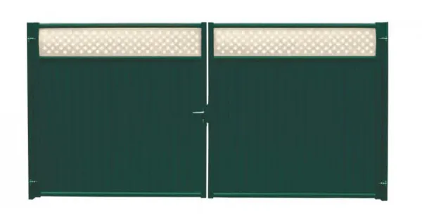 Ворота Estet Plus 2,0х3,6 RAL 6005/1013