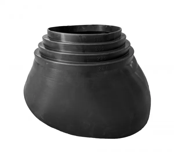 Ворот резиновый XL Vilpe (175-250мм) черный