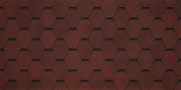 Черепица гибкая Tegola Garda rosso 409 (красный)