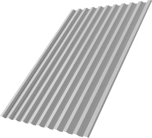 Профнастил С21R Grand Line 0,45 Drap ТХ RAL 7047 телегрей 4