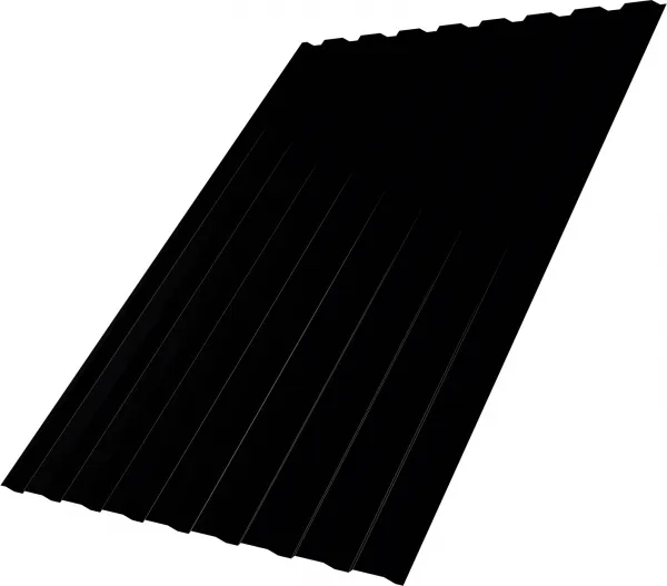 Профнастил С20A Grand Line 0,45 Drap RAL 9005 черный