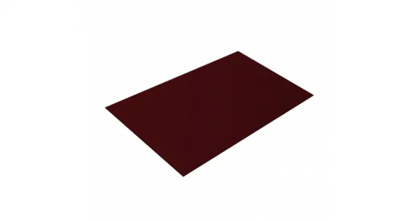 Плоский лист Grand Line 0,45 ПЭ RAL 3005 красное вино