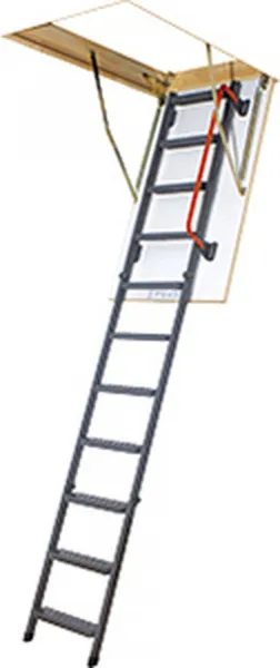Лестница чердачная складная FAKRO LMK 60х120/280 (металлическая, повышенной прочности)