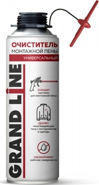 Очиститель монтажной пены Grand Line, 300мл, 400г