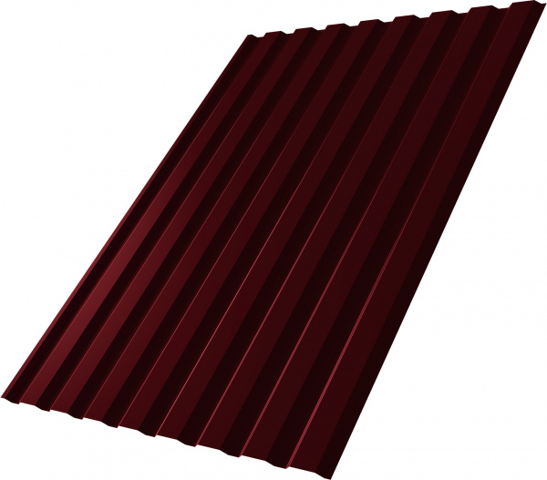 Профнастил С20A Grand Line 0,45 Drap ТР RAL 3005 красное вино