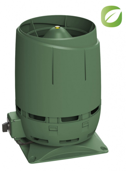 Вентилятор Vilpe Flow Eco160S c основанием 300x300 зеленый