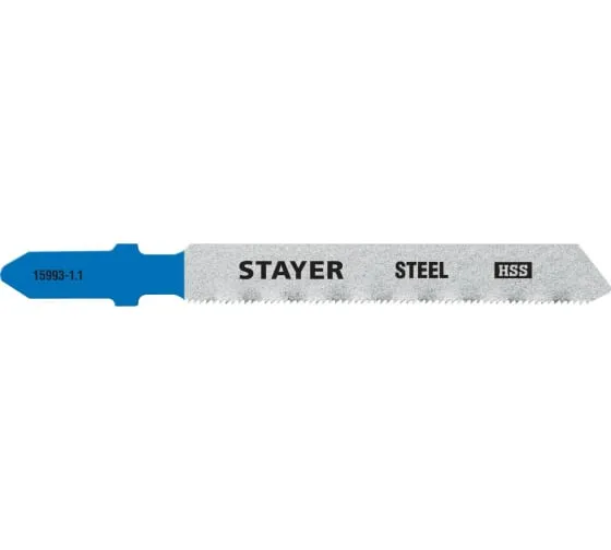 Полотно для электролобзика Stayer Professional T118G 50x1,1мм по металлу ,Т-хвостовик, HSS сталь 2шт (15993-1.1_z02)
